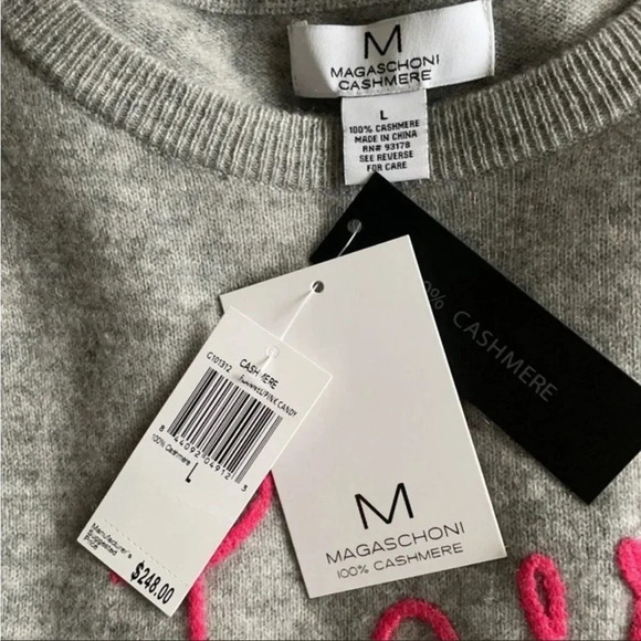 NWOT MAGASCHONI Love Cashmere Sweater - Picture 8 of 8
